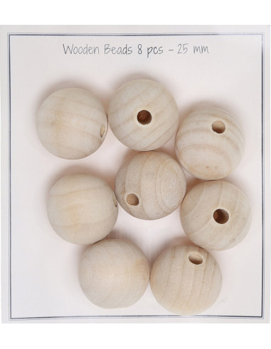 Houten kralen voor rammelaars, fopspeenketting baby