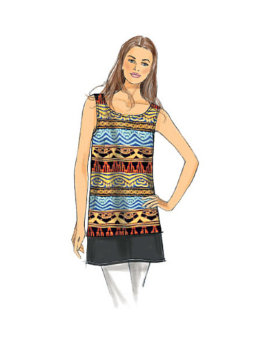 Bovenstuk patroon - Butterick 6214