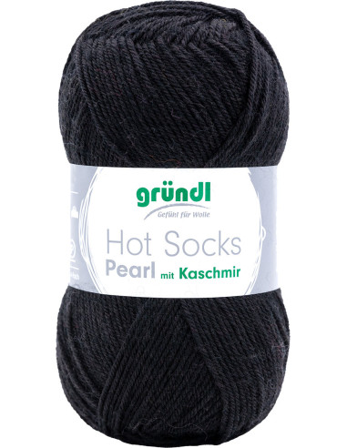 Hot Socks Pearl effen sokkenwol Gründl