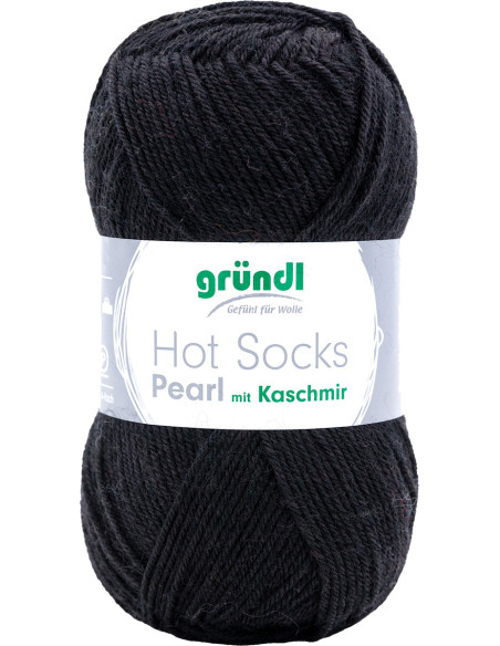 Hot Socks Pearl effen sokkenwol Gründl