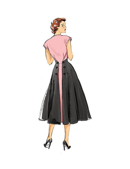 Jurkpatroon - Butterick 6212