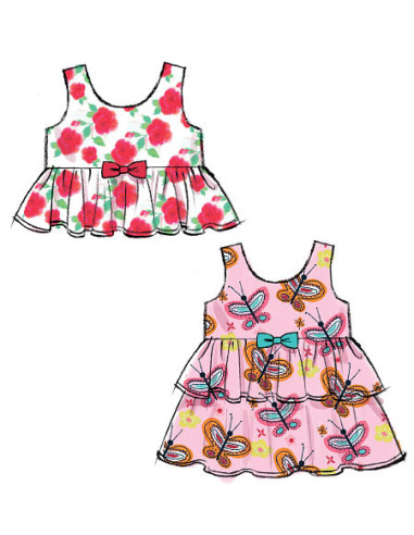 Bovenstuk patroon, jurken, jumpsuit en broekje - McCall's 6944