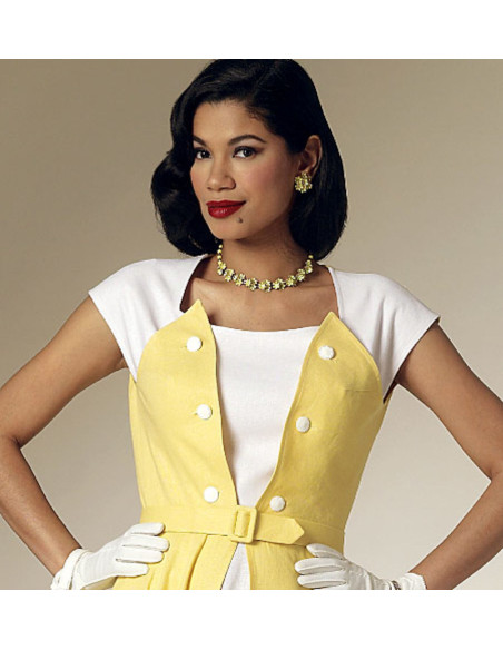 Jurkpatroon en riem - Butterick 6211
