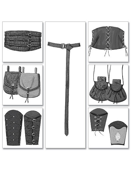 Historisch accessoirepatroon - Butterick 5371