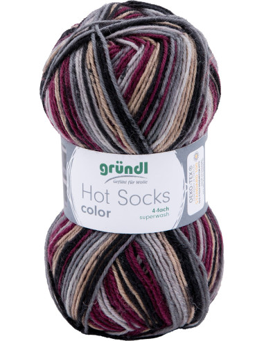 Hot Socks kleur Gründl sokkenwol
