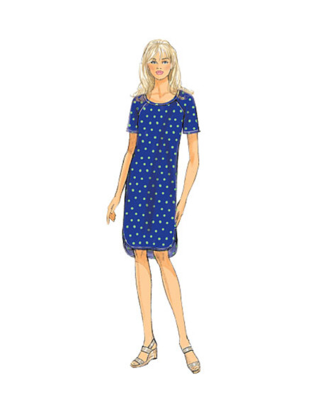 Top, jurk en rok patroon - Butterick 6207