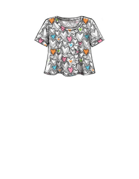 Bovenstuk, jurk, short en broek patroon - McCall's 7697