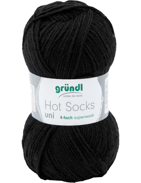 Hot Socks effen sokkenwol 50 Gründl