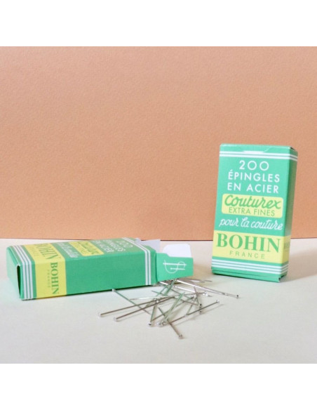 Doos met 200 extra fijne spelden Bohin