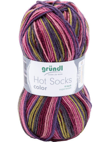Hot Socks kleur Gründl sokkenwol