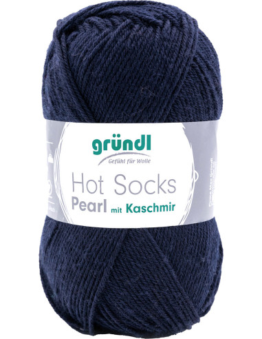 Hot Socks Pearl effen sokkenwol Gründl