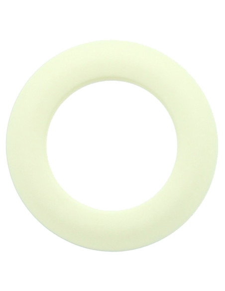 Set van 8 gordijnringen Ø44 mm - Mat - Crème