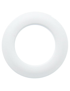 Set van 8 gordijnringen Ø44 mm - Mat - Wit