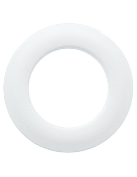 Set van 8 gordijnringen Ø44 mm - Mat - Wit