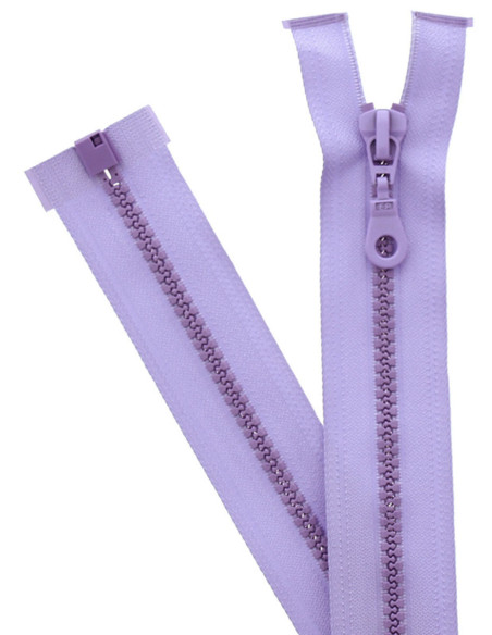 Scheidbare synthetische ritssluiting - Lavendel