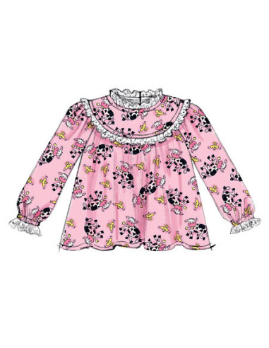 Patron de hauts, chemises de nuit, short et pantalon - McCall's 6831