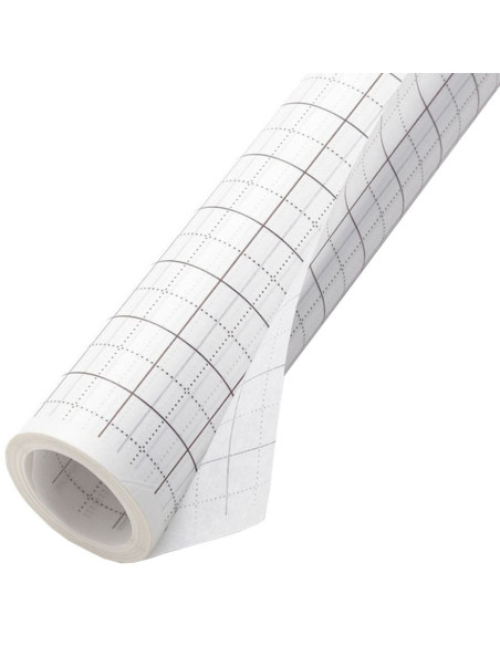 Geruit zijdepapier voor patronen - 80 cm x 15 meter