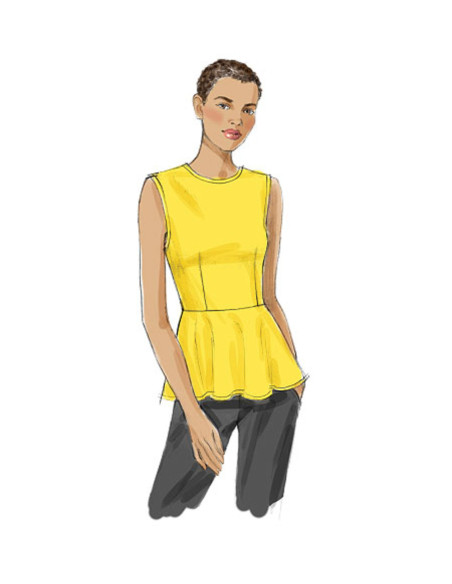 Bovenstuk patroon - Vogue 8815