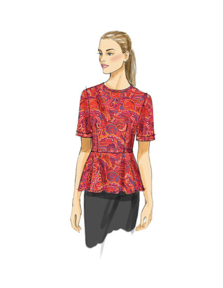 Bovenstuk patroon - Vogue 8815