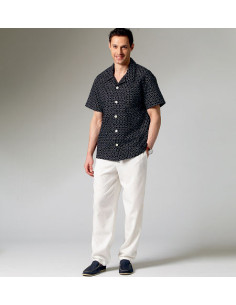 Patroon voor overhemd, korte broek en broek - McCall's 6972 2