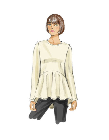 Bovenstuk patroon - Vogue 8815
