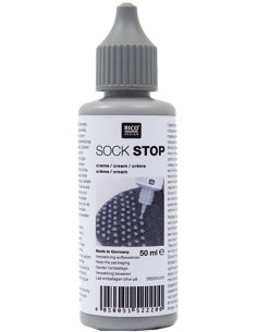 Antislip latex fles voor sokken - Grijs