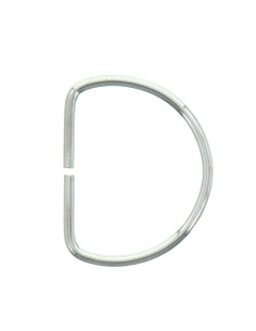 D-ring 40 mm - Zilver