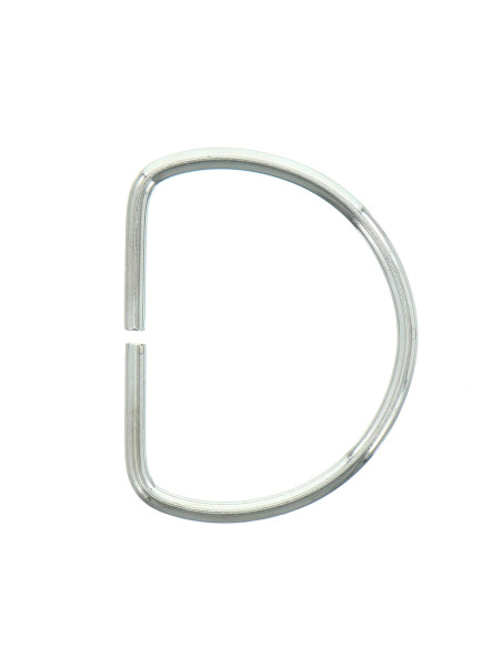 D-ring 40 mm - Zilver