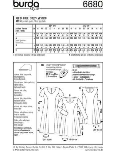 Jurkpatroon - Burda 6680