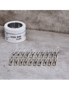 Metalen knijperdoos - Verchroomd zilver 2