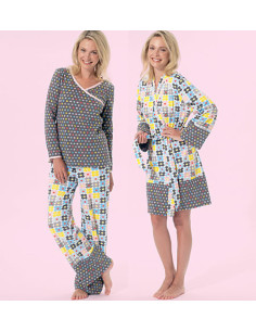 Patroon voor badjas, riem, tops, jurk, short en broek - McCall's 7297