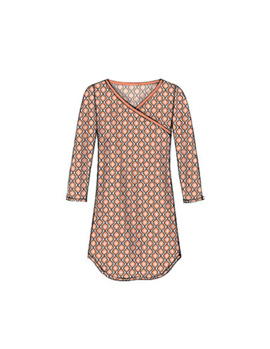 Patroon voor badjas, riem, tops, jurk, short en broek - McCall's 7297