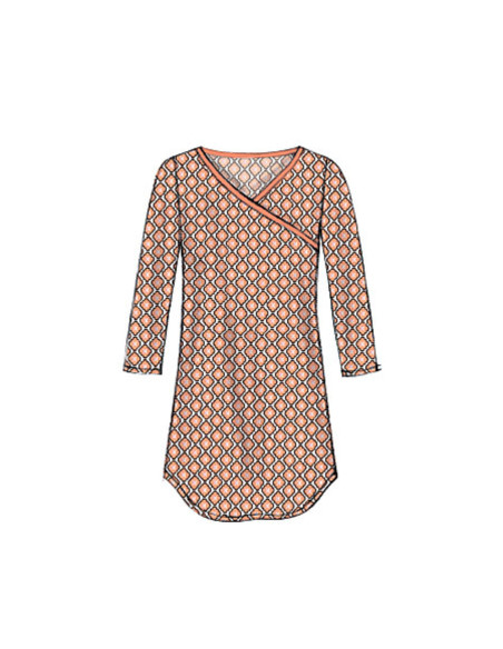 Patroon voor badjas, riem, tops, jurk, short en broek - McCall's 7297