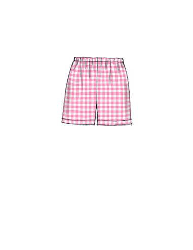 Patroon voor badjas, riem, tops, jurk, short en broek - McCall's 7297