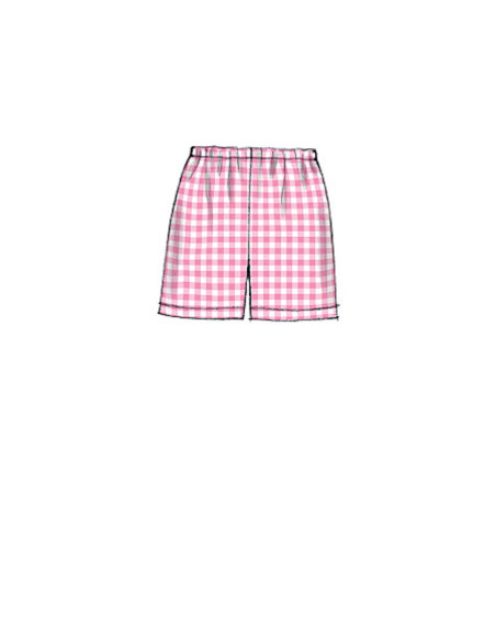 Patroon voor badjas, riem, tops, jurk, short en broek - McCall's 7297