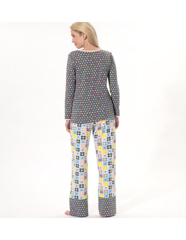 Patroon voor badjas, riem, tops, jurk, short en broek - McCall's 7297