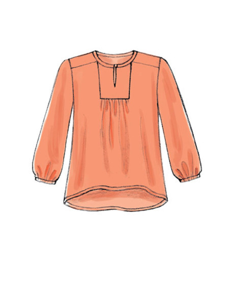 Patroon voor tops - McCall's 7284