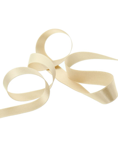 Satijnen lint - Lichtbeige