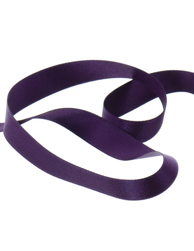 Satijnen lint - Aubergine