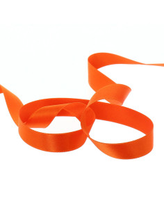 Satijnen lint - Fel oranje