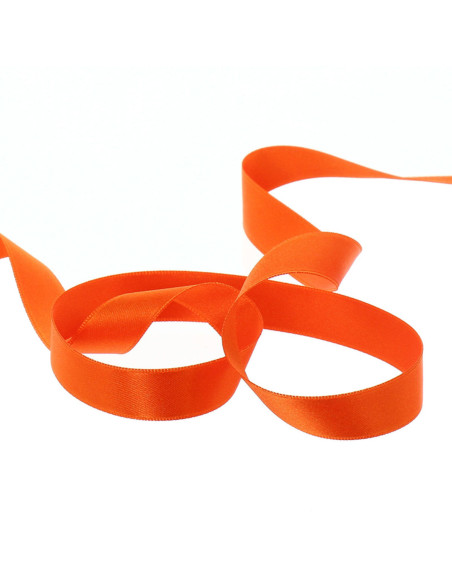 Satijnen lint - Fel oranje