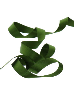 Satijnen lint - Olijfgroen