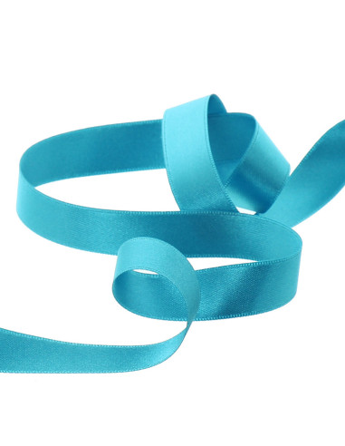 Satijnen lint - Turkooisblauw