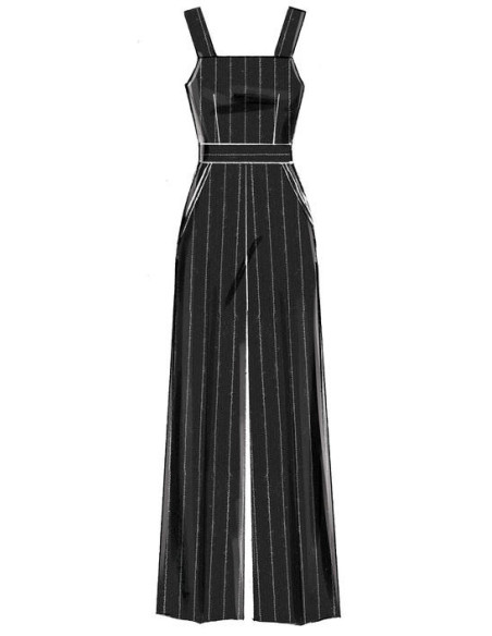 Jurkpatroon, riem, romper en jumpsuit - McCall's 7626