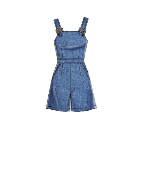 Jurkpatroon, riem, romper en jumpsuit - McCall's 7626