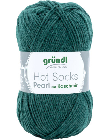 Hot Socks Pearl effen sokkenwol Gründl