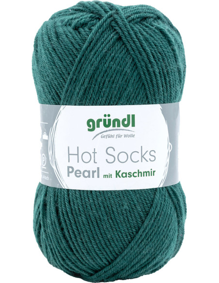 Hot Socks Pearl effen sokkenwol Gründl