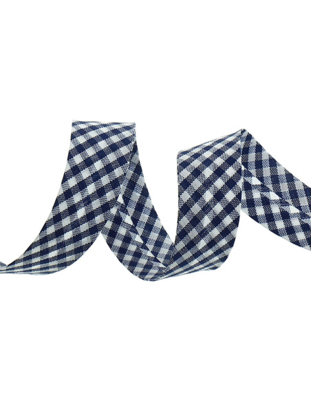 Vichy biais - Marineblauw