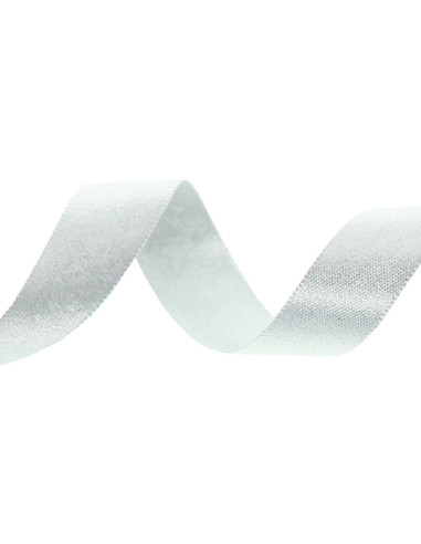Satijn lurex lint - Zilver