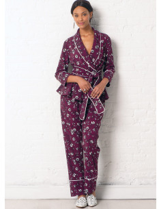 Jas, kamerjas, broek en riem patroon - McCall's 7875